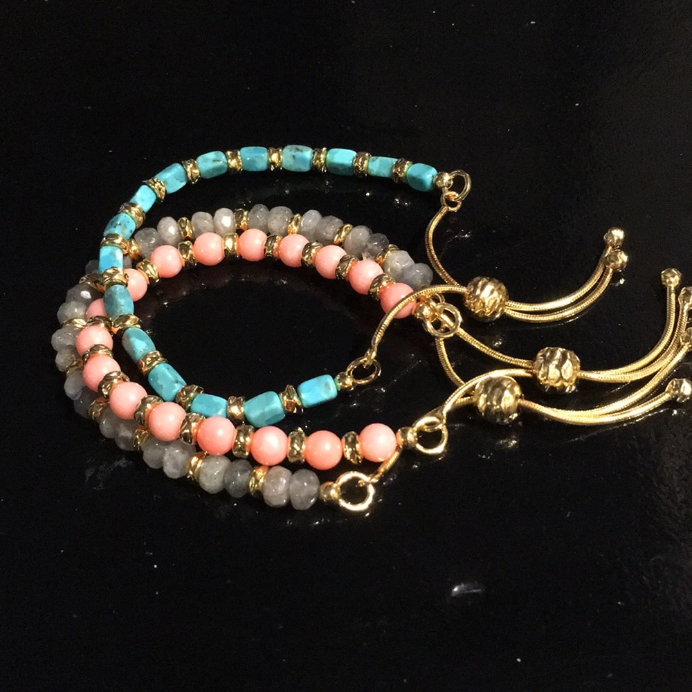 TOSCANA ITALIANA 18Kt GOLD EMBRACED BRACELETS - Picture 6 of 6